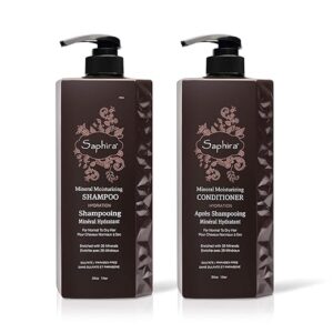 Saphira Mineral Moisturizing Shampoo + Conditioner